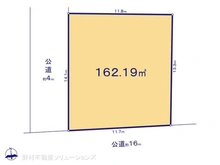 【東京都/小平市小川西町】小平市小川西町5丁目 土地 区画図
