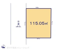 【東京都/国分寺市高木町】国分寺市高木町1丁目 土地 区画図