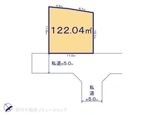 【東京都/国立市谷保】国立市谷保 土地 区画図