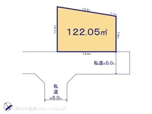【東京都/国立市谷保】国立市谷保 土地 区画図