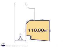 【東京都/小平市小川町】小平市小川町1丁目 土地 区画図