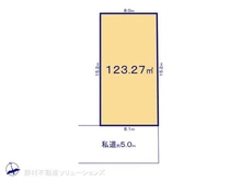 【東京都/小平市上水新町】小平市上水新町2丁目 土地 区画図