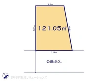 【東京都/国立市谷保】国立市谷保 土地 区画図