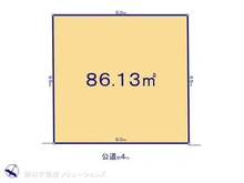 【東京都/国分寺市富士本】国分寺市富士本1丁目 土地 区画図