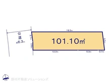 【東京都/国分寺市東恋ヶ窪】国分寺市東恋ヶ窪2丁目 土地 区画図