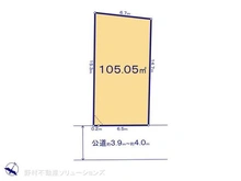【東京都/国分寺市東戸倉】国分寺市東戸倉2丁目 土地 区画図