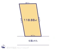 【東京都/国分寺市高木町】国分寺市高木町3丁目 土地 区画図