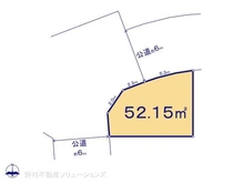 【東京都/足立区谷中】足立区谷中1丁目 土地 区画図