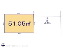 【東京都/葛飾区立石】葛飾区立石1丁目 土地 区画図
