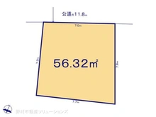 【東京都/葛飾区新宿】葛飾区新宿1丁目 土地 区画図