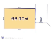 【東京都/足立区鹿浜】足立区鹿浜3丁目 土地 区画図