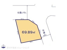 【東京都/足立区花畑】足立区花畑4丁目 土地 区画図