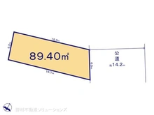 【東京都/葛飾区新宿】葛飾区新宿3丁目 土地 区画図