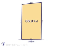 【東京都/足立区六月】足立区六月2丁目 土地 区画図