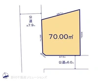 【東京都/足立区栗原】足立区栗原2丁目 土地 区画図