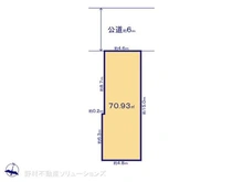 【東京都/葛飾区新宿】葛飾区新宿3丁目 土地 区画図