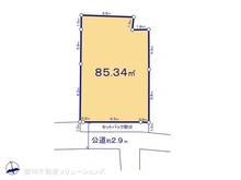【東京都/足立区本木南町】足立区本木南町 土地 区画図