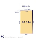 【東京都/足立区中川】足立区中川5丁目 土地 区画図