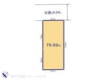 【千葉県/浦安市富岡】浦安市富岡4丁目 土地 区画図