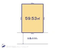 【千葉県/浦安市富士見】浦安市富士見2丁目 土地 区画図