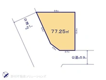 【千葉県/浦安市東野】浦安市東野2丁目 土地 区画図