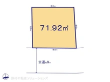 【東京都/江戸川区東小松川】江戸川区東小松川4丁目 土地 区画図