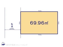 【東京都/江戸川区南葛西】江戸川区南葛西4丁目 土地 区画図