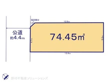 【千葉県/浦安市富岡】浦安市富岡4丁目 土地 区画図
