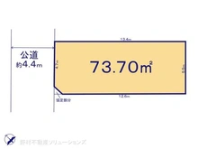 【千葉県/浦安市富岡】浦安市富岡4丁目 土地 区画図