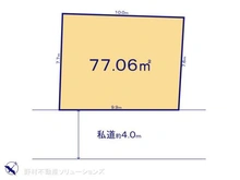 【東京都/江戸川区宇喜田町】江戸川区宇喜田町 土地 区画図
