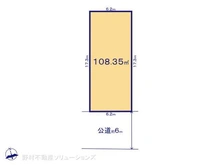【東京都/江戸川区一之江】江戸川区一之江7丁目 土地 区画図