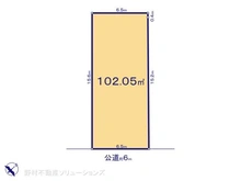 【千葉県/浦安市海楽】浦安市海楽2丁目 土地 区画図