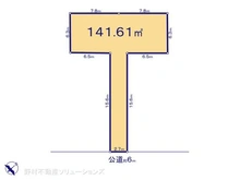 【千葉県/浦安市海楽】浦安市海楽2丁目 土地 区画図
