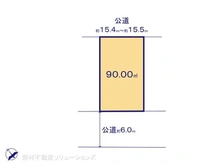 【千葉県/浦安市弁天】浦安市弁天4丁目 土地 区画図