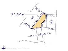 【東京都/江戸川区東葛西】江戸川区東葛西1丁目 土地 区画図