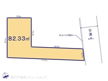 【千葉県/浦安市猫実】浦安市猫実5丁目 土地 区画図
