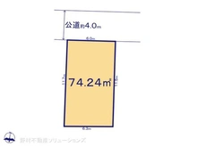【埼玉県/さいたま市南区四谷】さいたま市南区四谷3丁目 土地 区画図