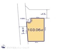 【埼玉県/さいたま市桜区道場】さいたま市桜区道場3丁目 土地 区画図