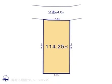 【埼玉県/さいたま市桜区町谷】さいたま市桜区町谷3丁目 土地 区画図