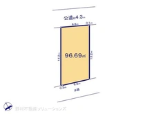 【埼玉県/さいたま市桜区大字大久保領家】さいたま市桜区大字大久保領家 土地 区画図