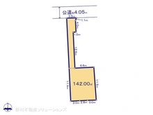 【埼玉県/さいたま市中央区大戸】さいたま市中央区大戸3丁目 土地 区画図
