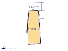 【埼玉県/さいたま市中央区大戸】さいたま市中央区大戸3丁目 土地 区画図