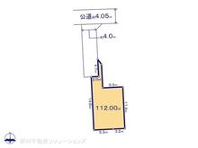 【埼玉県/さいたま市中央区大戸】さいたま市中央区大戸3丁目 土地 区画図
