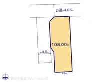 【埼玉県/さいたま市中央区大戸】さいたま市中央区大戸3丁目 土地 区画図