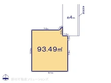 【埼玉県/さいたま市中央区八王子】さいたま市中央区八王子5丁目 土地 区画図