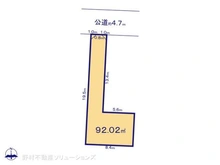 【埼玉県/さいたま市南区鹿手袋】さいたま市南区鹿手袋6丁目 土地 区画図