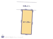 【埼玉県/さいたま市南区鹿手袋】さいたま市南区鹿手袋6丁目 土地 区画図