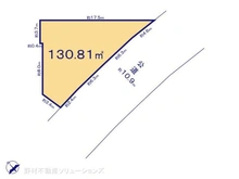 【東京都/世田谷区上馬】世田谷区上馬5丁目 土地 区画図
