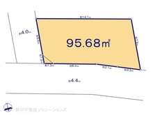【東京都/世田谷区若林】世田谷区若林1丁目 土地 区画図
