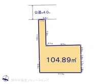 【神奈川県/川崎市川崎区浜町】川崎市川崎区浜町1丁目 土地 区画図